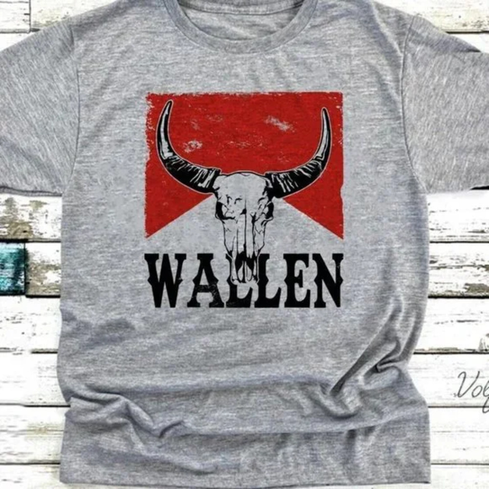 Terih Morgan Wallen Mw Dangerous Tour Red Bull Skull Distressed